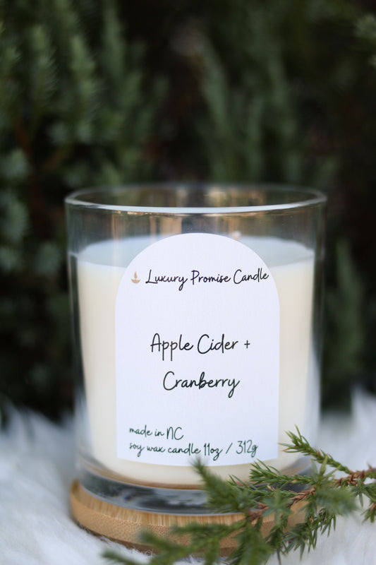 Apple Cider & Cranberry Soy Candle